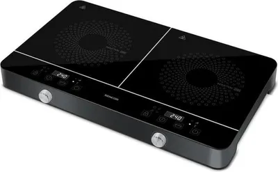 Image de Plaque de cuisson à induction SENCOR SCP 4201GY, 3500 W, 2 foyers, Écran LCD, Gris