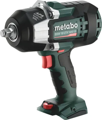 Produktbild von Metabo SSW 18 LTX 1450 BL, Schlagschrauber, Bürstenlos, Schwarz, Grün, 1/2", 1500 RPM, 1450 Nm