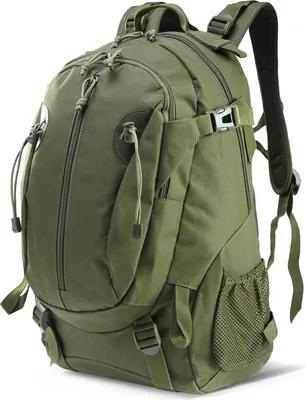 Produktbild von (Grün) 30L Outdoor Camping Bag Tragbarer Angriffsrucksack Militärischer Taktischer RucksackWandern Reisen