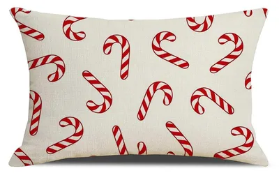 Produktbild von Kissenbezug Weihnachten 30x50 cm Leinen Weihnachtsmuster