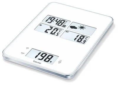 Produktbild von Beurer KS80, LCD, Weiß, 210 x 150 x 19 mm, 475 g, AAA