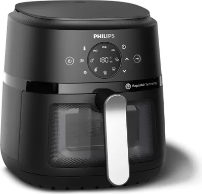 Produktbild von Philips Airfryer Serie 2000, 4,2l, RapidAir, Digital, schwarz (NA221/00)