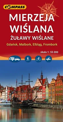 Zdjęcie produktu dla Mierzeja Wiślana mapa turystyczna 1:55 000