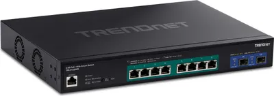Immagine prodotto di TRENDnet 10-Port 2,5G Web Smart PoE+ Switch w.10G SFP+ Slots