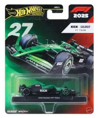 Image de Mattel Hot Wheels Premium F1 - Pilote de l'écurie Sauber n° 1