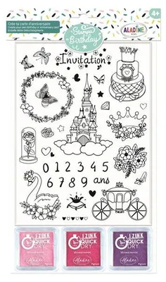 Immagine prodotto di Timbri Stampo Birthday - principesse