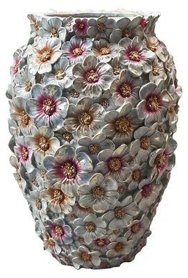 Produktbild von Clayre & Eef Vase Grau Kunststoff