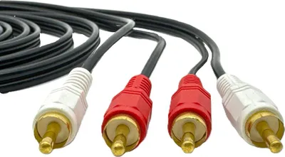 Obrázok produktu pre 1,5 m audio kábel 2 RCA konektory na 2 RCA konektory RCA kábel stereo hi-fi