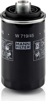 Zdjęcie produktu dla Filtr Oleju Vw 1,8/2,0Tfsi 08- A3/Octavia/Golf