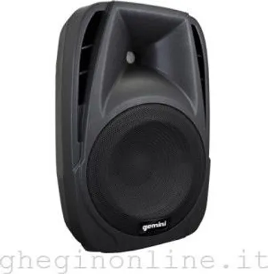 Image de Gemini ES-08P BLU ES MKII Enceinte active noire à 2 voies avec Bluetooth et lecteur MP3