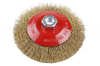Produktbild von FESTA Kegelbürste 125 mm Durchmesser, 20 mm Bohrung, zum Entrosten und Polieren