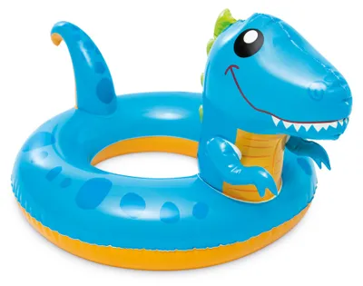 Produktbild von INTEX 59221NP Schwimmring Big Animal für Kinder 3-6 Jahre Vinyl 0,23mm Pool Dino