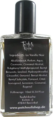 Produktbild von Original Teufelsküche Patchouli "La Vanille Noir" Patchouly / Vanille 10ml EDP
