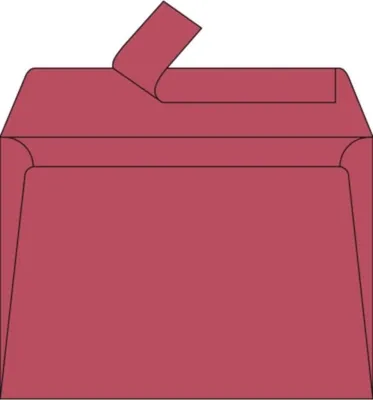 Image de Enveloppe C6 Pollen 120g bordeaux