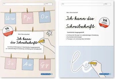 Produktbild von Ich kann die Schreibschrift + Übungsheft zu den Buchstabenverbindungen - Vereinfachte Ausgangsschrift - 2 Hefte