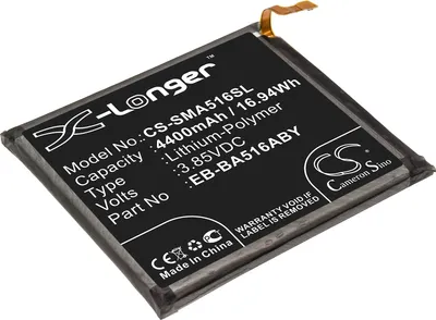 Produktbild von TECHTEK Akku Kompatibel mit [Samsung] Galaxy A51 5G, Galaxy A51 UW 5G, SC-54A, SCG07, SM-A5160, SM-A516A, SM-A516B, SM-A516D, SM-A516J, SM-A516N, SM-