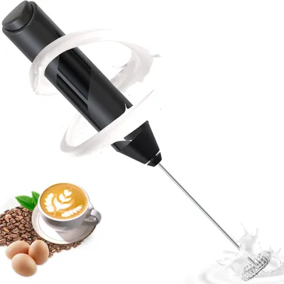 Produktbild von milchaufschäumer elektrisch stab,batteriebetriebene milchschäumer mit mini mixer