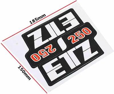 Image de Autocollant Mz Etz 250 Haut Kpl 0925 Kat-E