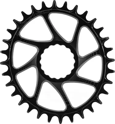 Produktbild von Garbaruk Race Face Cinch Boost Ovales Kettenblatt Silber 32t Silber 32t