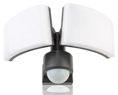 Obrázok produktu pre LED reflektor s detektorom pohybu 360°, 2 x 20W, 4400 lúmenov