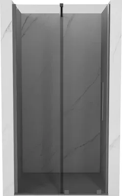 Produktbild von Mexen Velar Schiebetür für Duschkabine 120 cm, Graphit, Gun Metal - 871-120-000-41-95
