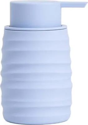 Produktbild von HOMLA TORUS Spender mit Prägung blau 8,2x8,2x17 cm