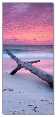 Produktbild von Wallario selbstklebende Türtapete 93 x 205 cm - Abendhimmel bei Sonnenuntergang - Abwischbar, rückstandsfrei zu entfernen