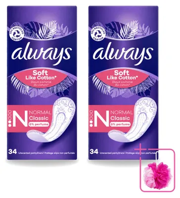 Produktbild von 2 x Always Discreet Normal Slipeinlagen - Sparpackung - 2 Stücke