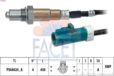 Produktbild von FACET Lambdasonde für FORD FOCUS III Turnier Beheizt Planarsonde 10.8270