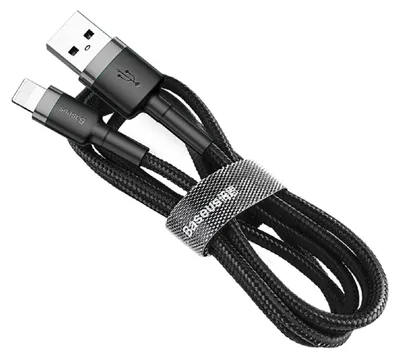 Obrázek produktu pro Baseus CALKLF-AG1 lightning kabel 0,5 m šedý, černý