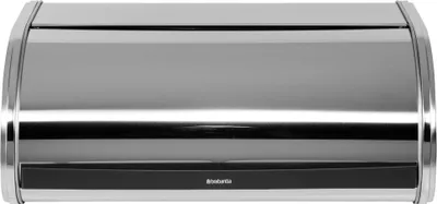 Image de Brabantia Boîte à pain pliante frontale ronde, acier brillant