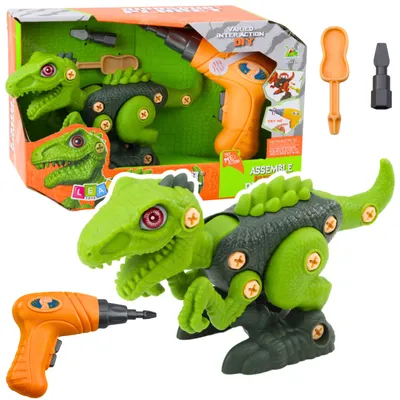 Obrázek produktu pro Dinosaurus Pro Odšroubování Šroubovací Zelená Vrtačka Diy