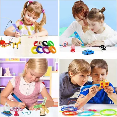 Produktbild von 3D Pen Filament PLA, 20 farieb, každá farba 5 metrov, spolu 100 metrov, 1,75 mm, 3D Pen Refill Random , 3D Pen PLA Filament, 20 náhodných farieb