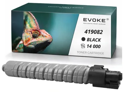 Immagine prodotto di Cartucce compatibili Evoke per la stampante Ricoh 418133 419082, colore nero, resa di 14.000 pagine, compatibili con i modelli IM350 e IM350F