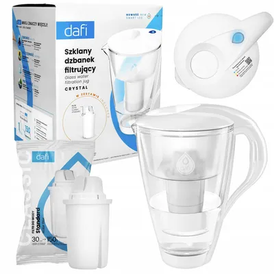 Produktbild von Filterkanne aus Glas 2 L Dafi Crystal Led mit Dafi Classic Filter