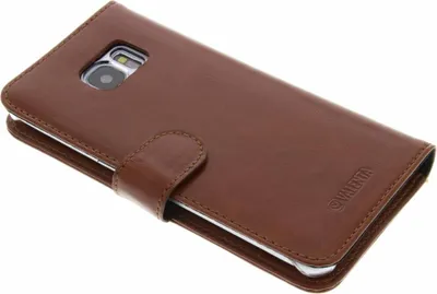 Produktbild von Valenta Booktype kompatibel mit Samsung Galaxy S7 Edge - Braun