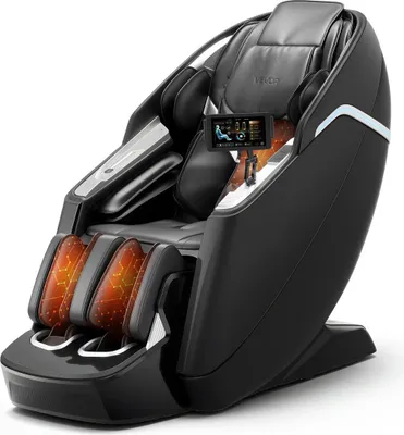 Zdjęcie produktu dla Fotel do masażu całego ciała 3D/4D z funkcją rozkładania i SL-Track oraz funkcją rozciągania jogowego