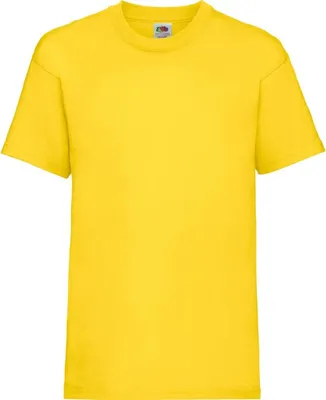 Produktbild von Kinder-T-Shirt, Kurzarm - FOL VALUEWEIGHT T/K - yellow - Größe 3/4