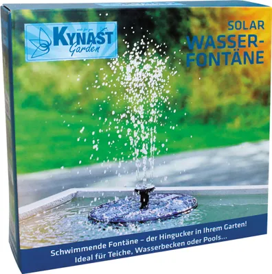 Zdjęcie produktu dla Ogrodowa solarna fontanna wodna Kynast z 3 efektami