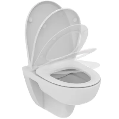 Zdjęcie produktu dla Deska sedesowa Ideal Standard i.life A z miękkim zamknięciem, Wrapover T467701 biała (alpejska)