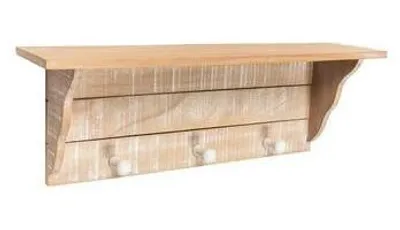Productafbeelding van Houten plank met 3 handgrepen, 43x10x15 cm (set van 3)