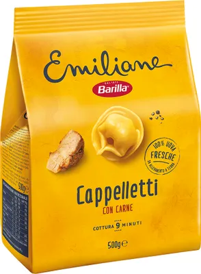 Produktbild von 8x Pasta Barilla - Emiliane - Cappelletti Con Carne - 500g - Italienische Eiernudeln