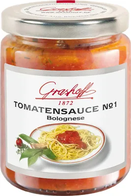 Produktbild von Grashoff Tomatensauce No 1 Bolognese 200ml