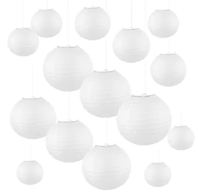 Produktbild von Set mit 15 Papierlampen zur Dekoration