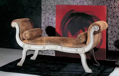 Image de Banc de salon classique Banc rembourré designer style baroque Nouveau