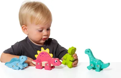Produktbild von Molto Holzspielzeug Dinosaurier