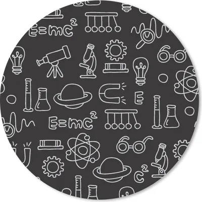 Produktbild von MuchoWow® Mauspad Mousepad Chemie - Symbol - Muster 40x40 cm - Mousepads - Maus Mat - Pad - Mausunterlage - Schreibtisch Accessoires