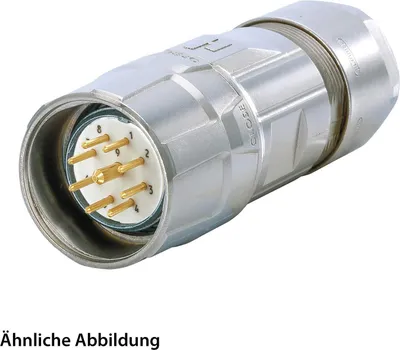 Immagine prodotto di SET HUMMEL incl. contatti M23 connettore cavo segnale, inserto a saldare diritto numero di poli 11+PE, uscita cavo a spina diritta,