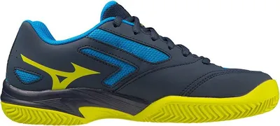 Productafbeelding van Mizuno tennisschoenen, padel-schoenen, Exceed Star CC Junior, blauw, geel
