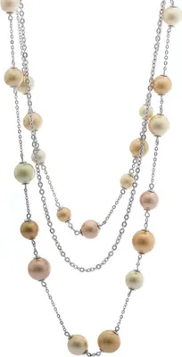 Produktbild von Misaki Damen Halskette Silber  SAND QCRNSAND